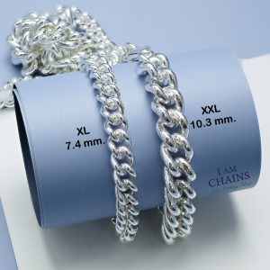 Big curb chain silver