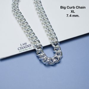 925 silver Big curb chain