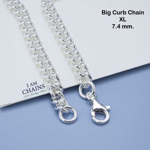 Big curb chain 925 silver