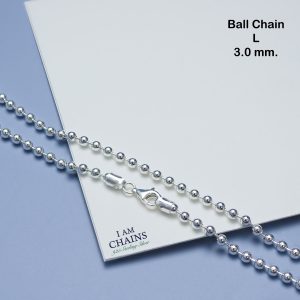 Ball silver necklace 925