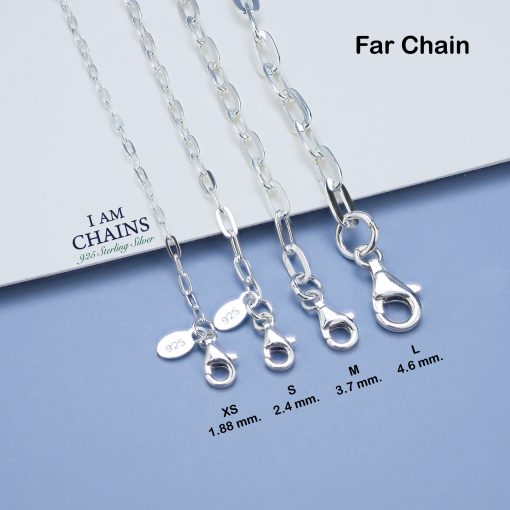 Far chain Silver Necklace