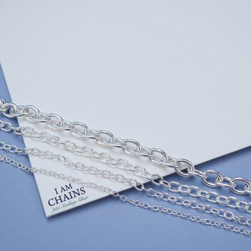 O Chain Silver Necklace