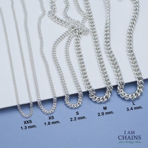 Curb Silver Necklace