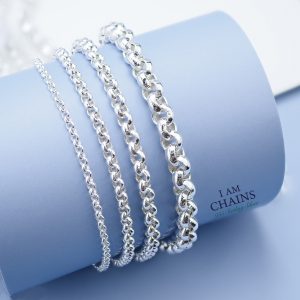 Silver Rolo chain necklace