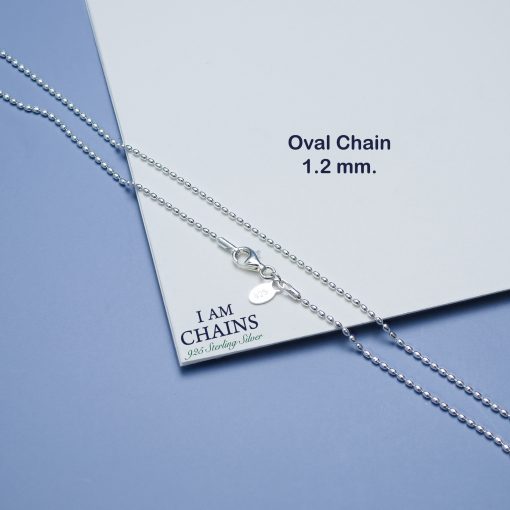 Silver Oval chain