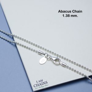 Abacus Silver necklace