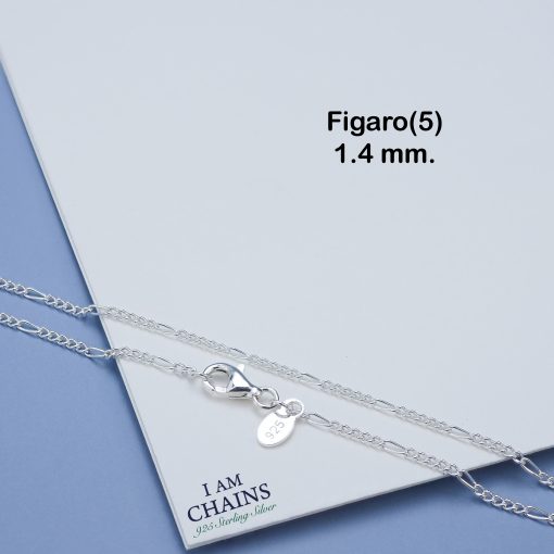 Figaro silver chain