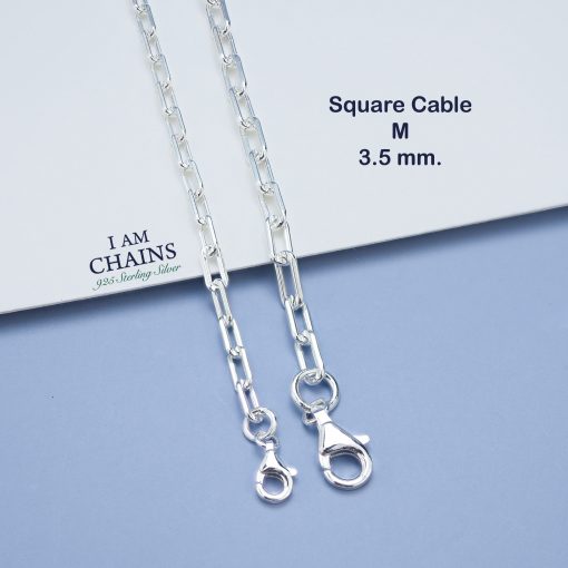 Silver Square Cable