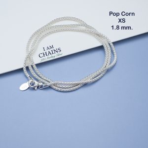 Popcorn chain silver