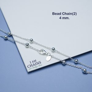 Bead Silver Necklace 925