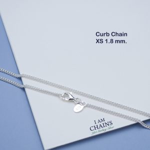 Curb Silver Necklace