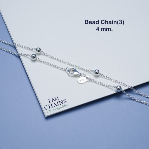 925 Bead chain Silver Necklace