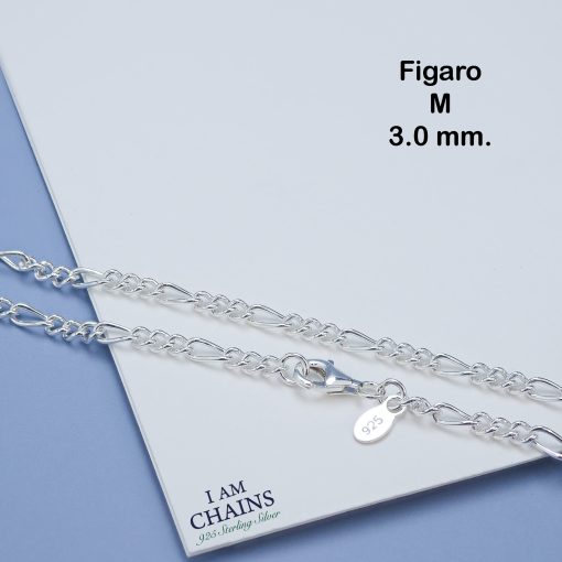 Figaro silver chain