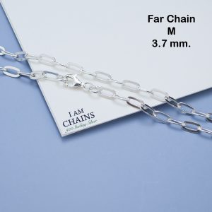 Far Chain Silver Necklace 18