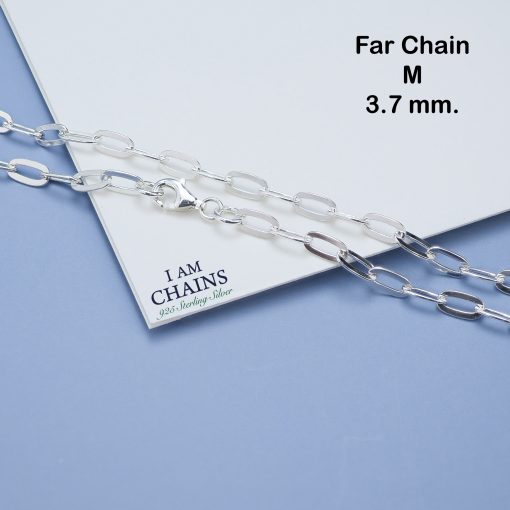 Far Chain Silver Necklace 18"