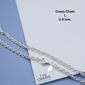 Cross Chain Silver Necklace 925