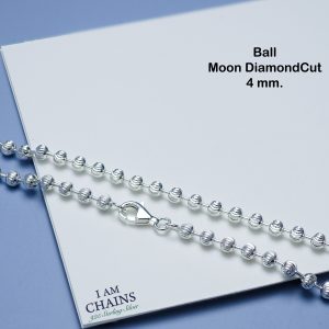 Ball Moon silver necklace