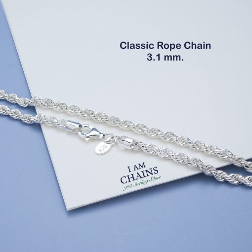 925 Silver Classic Rope Chain