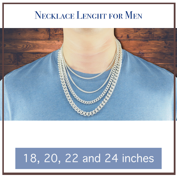 necklace length for men