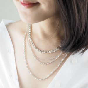 925 Rolo chain silver necklace